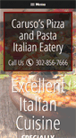 Mobile Screenshot of carusospizzaandpasta.net